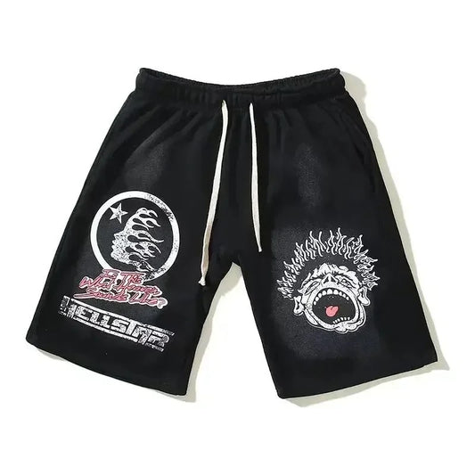 ARYE™ SHORTS - Brain Rot Black