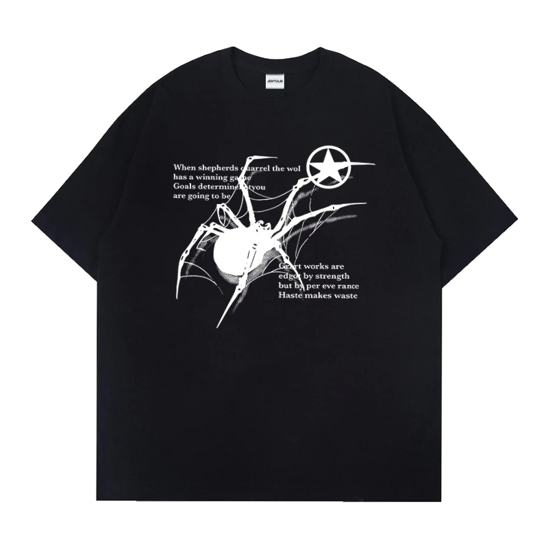 ARYE™ T-SHIRT - Spiders Star Black