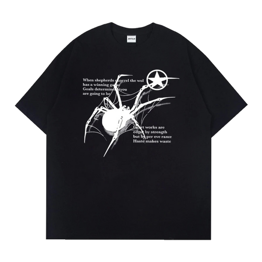 ARYE™ T-SHIRT - Spiders Star Black